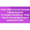 Colis 100% bœuf français